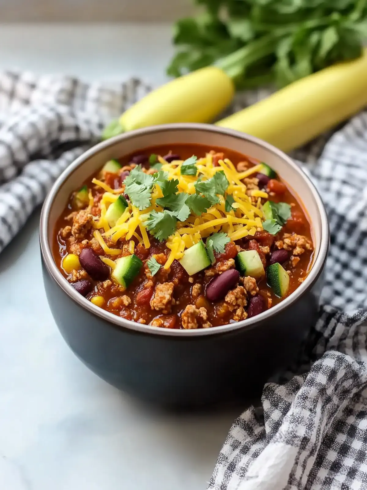 Turkey and Zucchini Chili