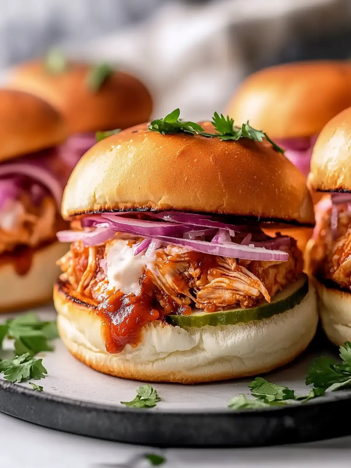 BBQ Chicken Sliders