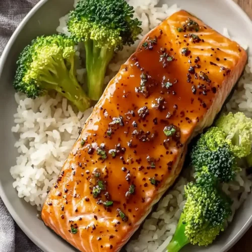 Tender Maple Glazed Baked Salmon