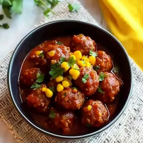 Slow Cooker Chili Meatballs