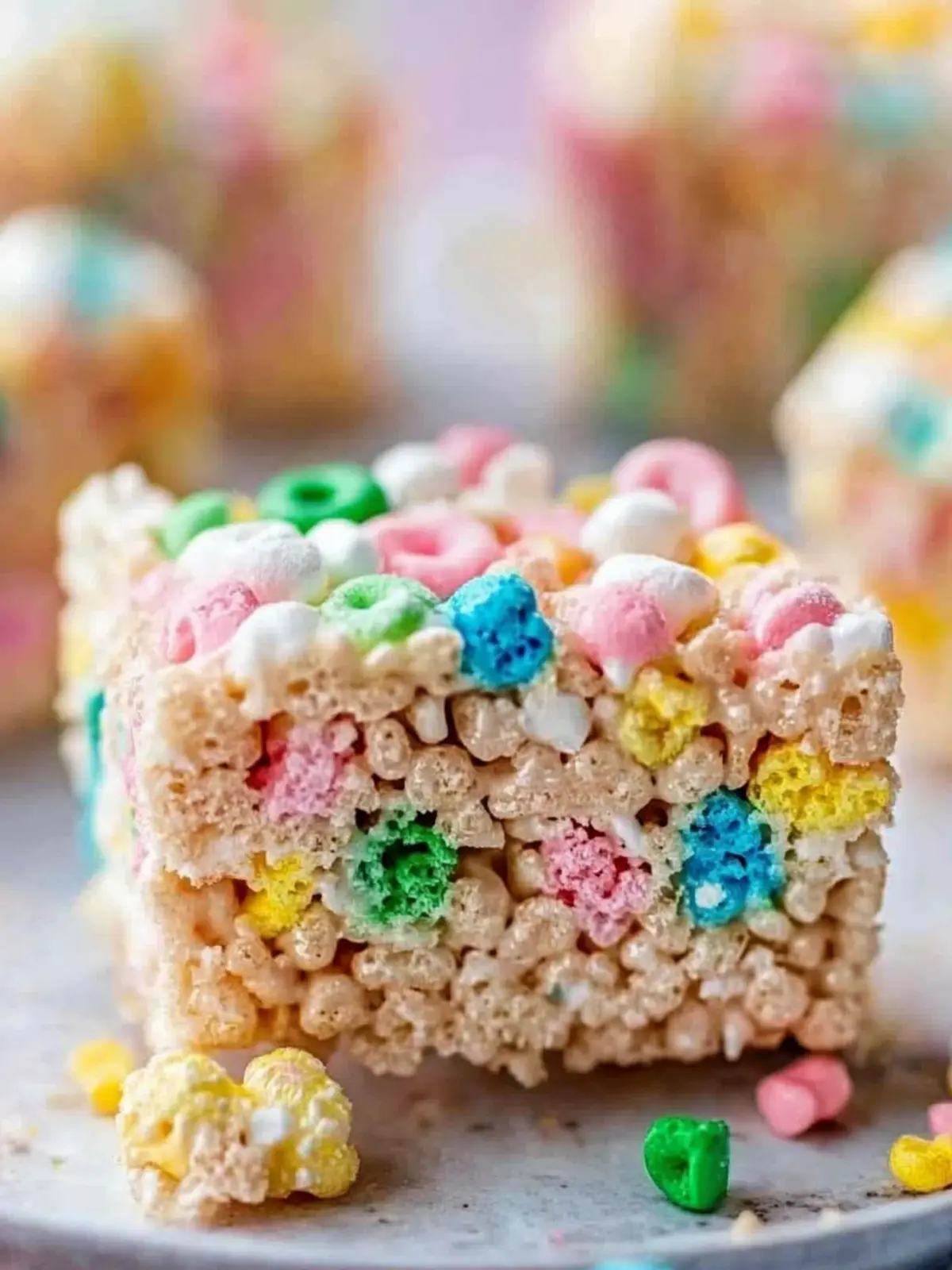 Delicious Lucky Charms Rice Crispy Treats for Nostalgic Moments