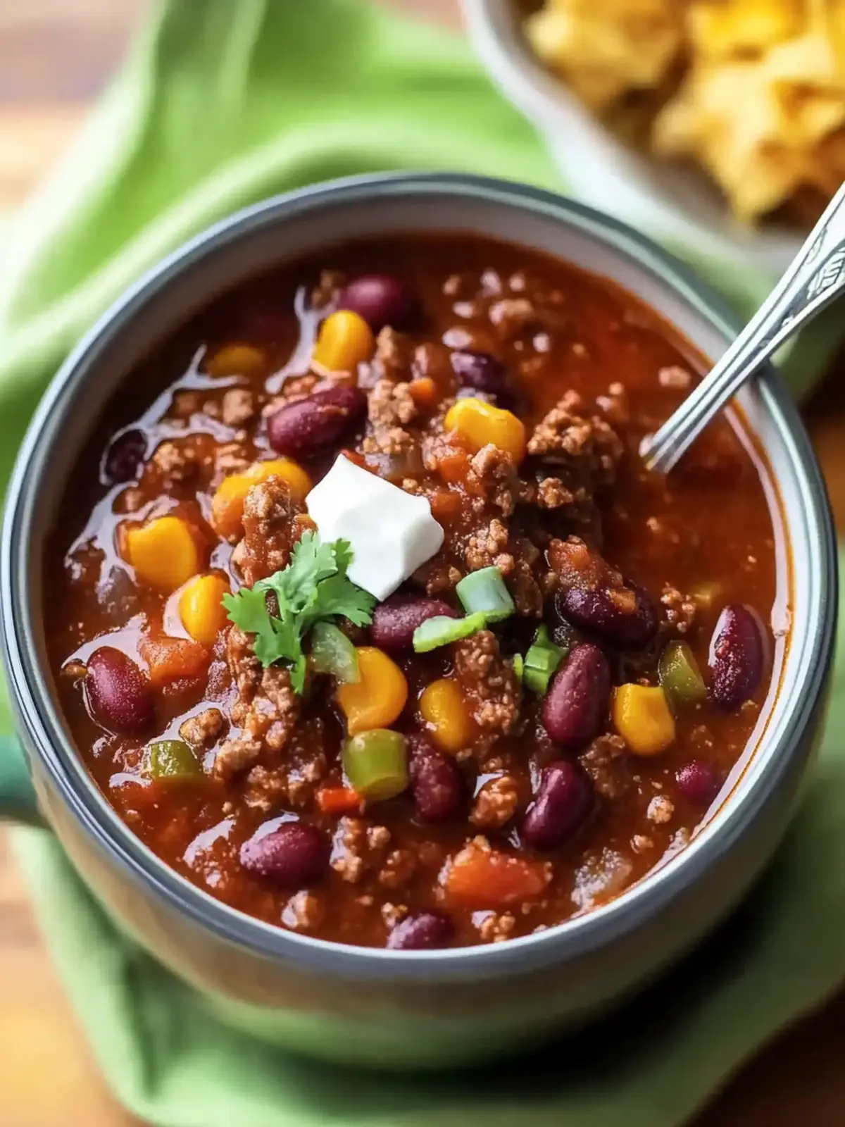 Three Bean Beef Chili