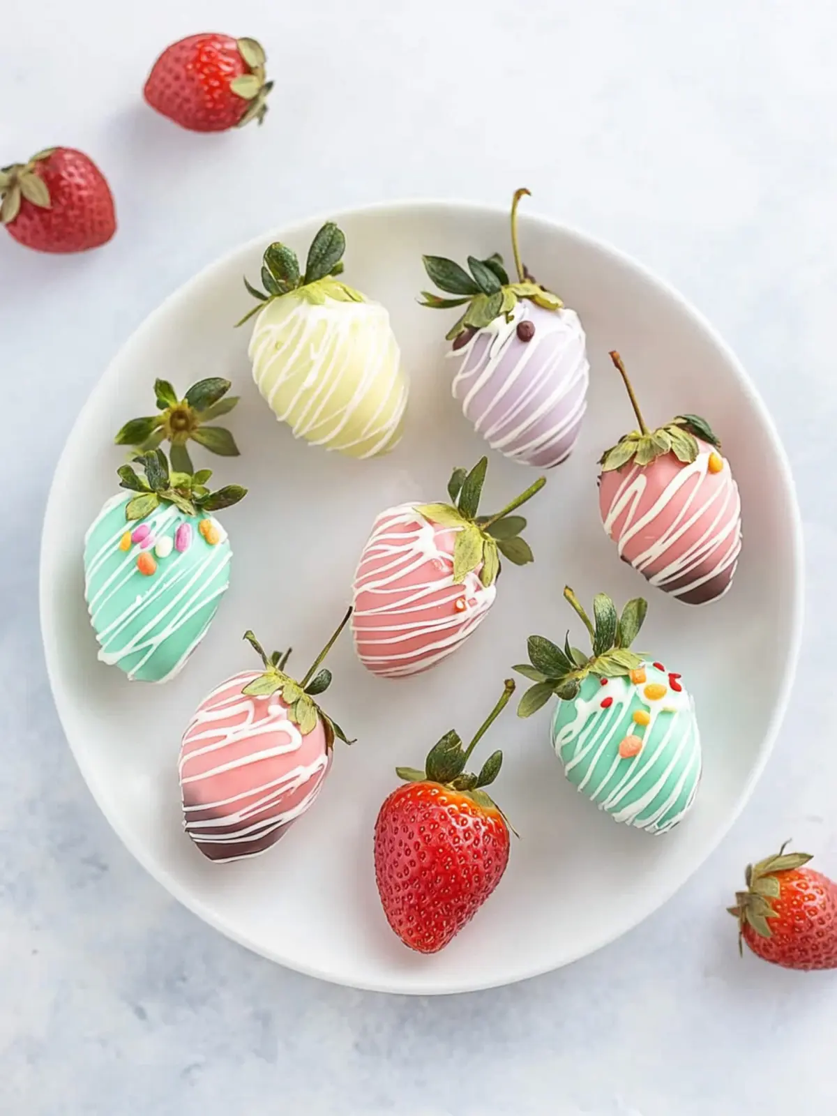 Delicious Easter Chocolate Covered Strawberries in a Snap