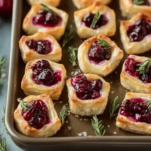 Cranberry Brie Bites