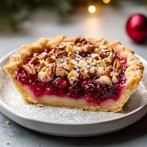 Cranberry Pecan Pie