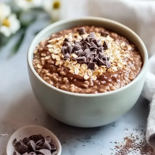 Gluten-Free High Protein Chocolate Overnight Oats