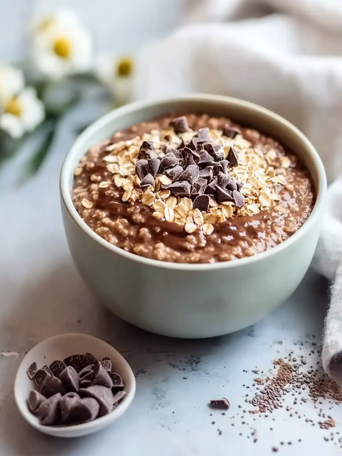 Indulge in Gluten-Free High Protein Chocolate Overnight Oats