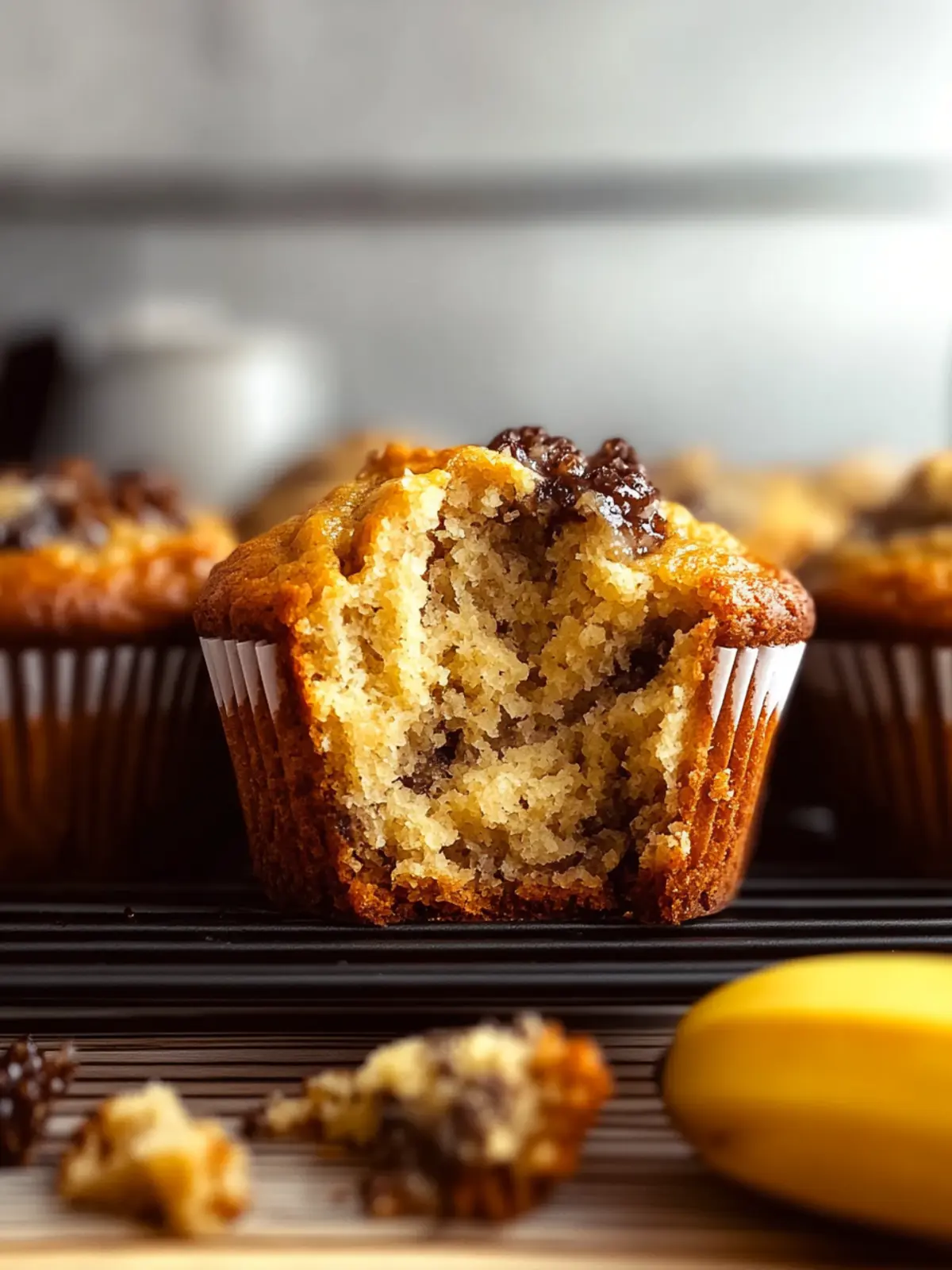 banana bread muffins