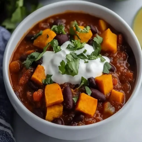 Slow Cooker Sweet Potato Chili