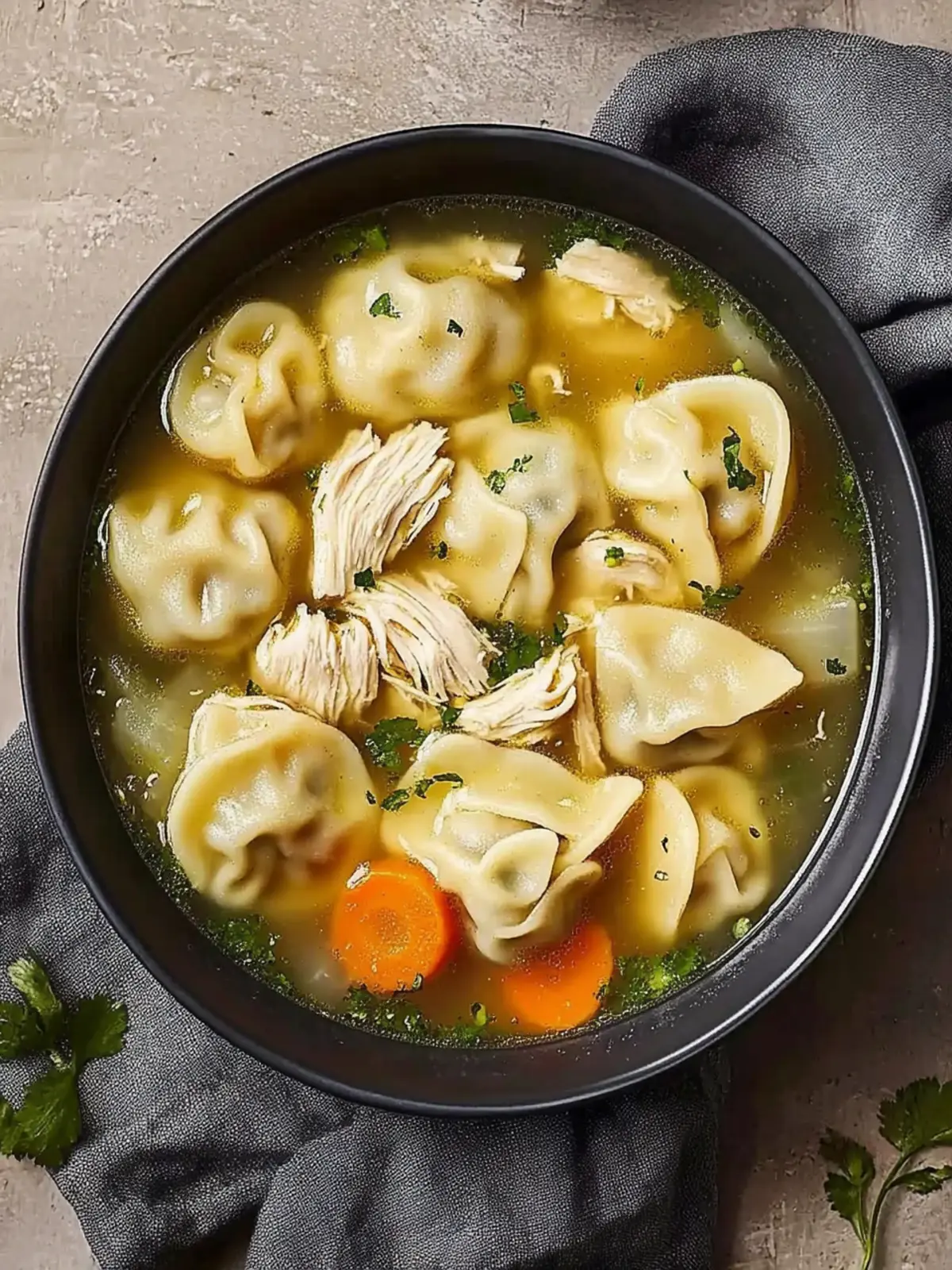 Hearty Chicken Noodle Dumpling Soup for Cozy Nights