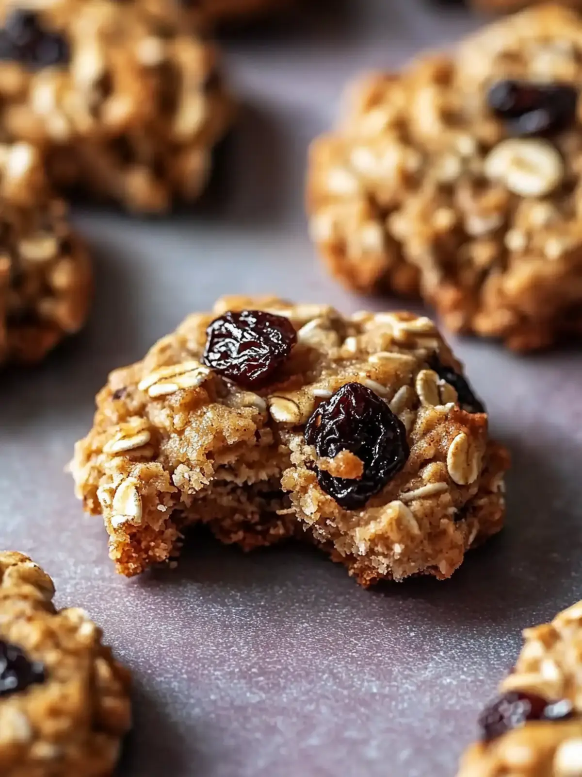 Gluten-Free Oatmeal Yogurt Raisin Cookies