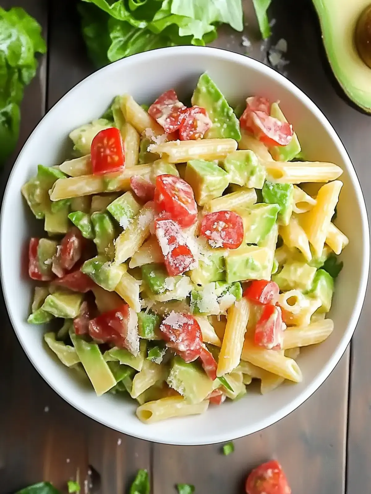 avocado pasta salad