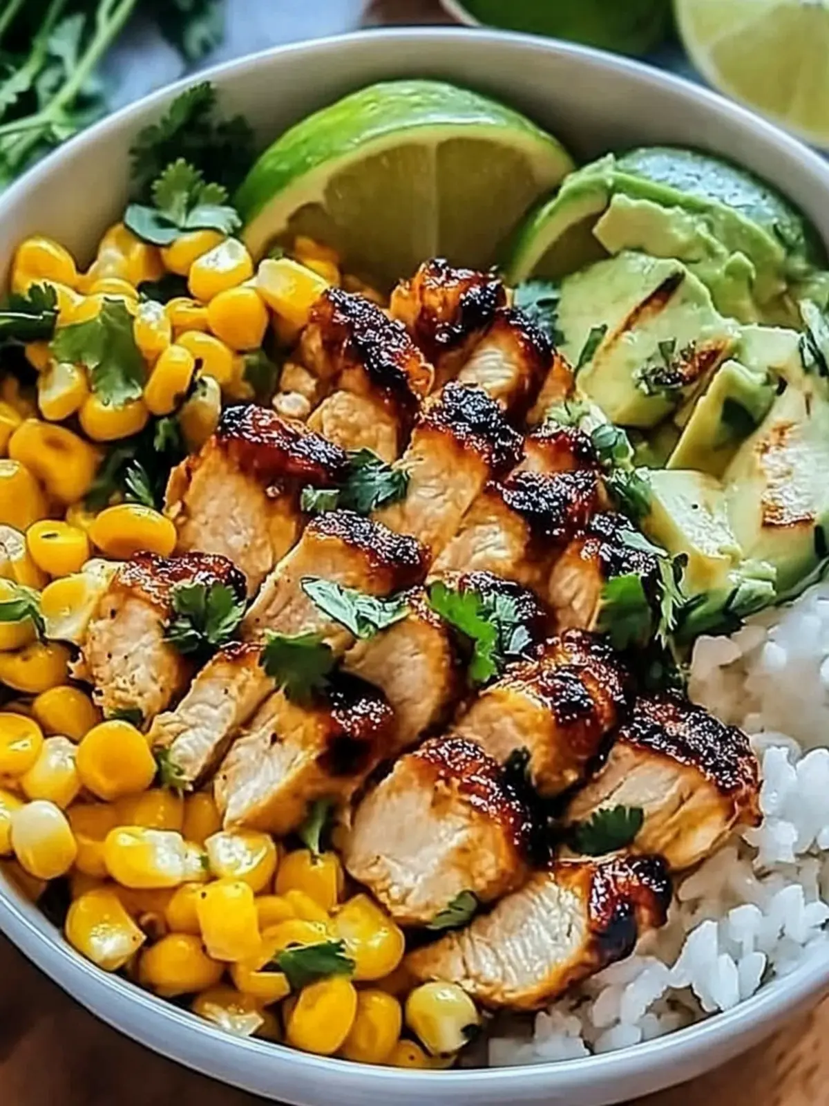 Street Corn Chicken Rice Bowl Recipe