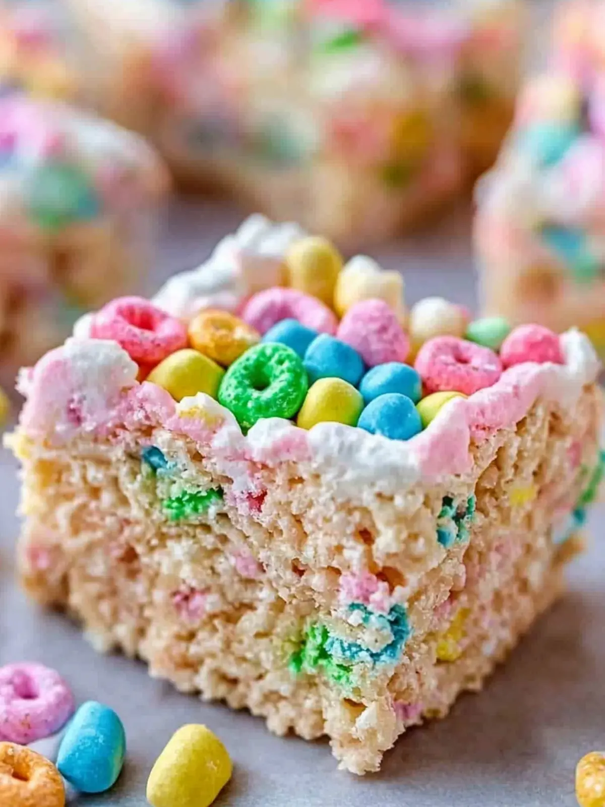 lucky charms rice crispy treats