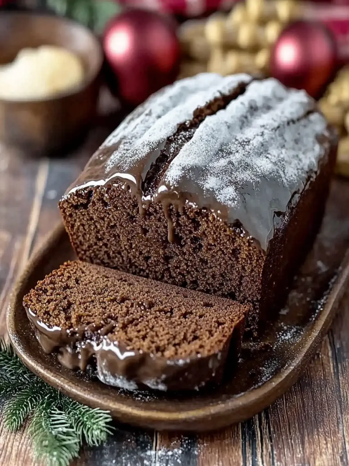 Chocolate Gingerbread Loaf