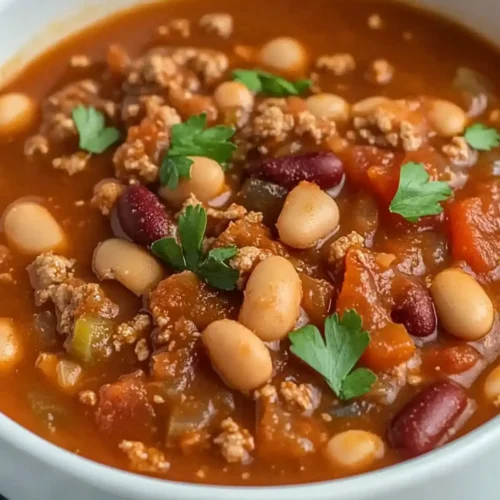 Filling Crockpot Chili Soup