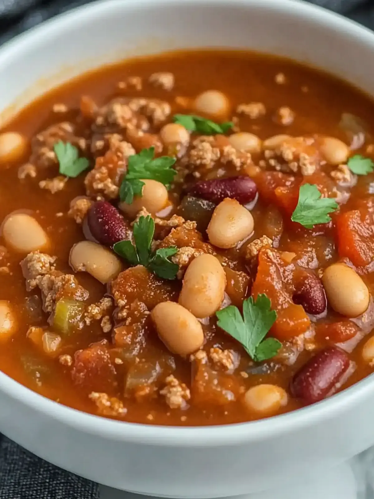 Filling Crockpot Chili Soup