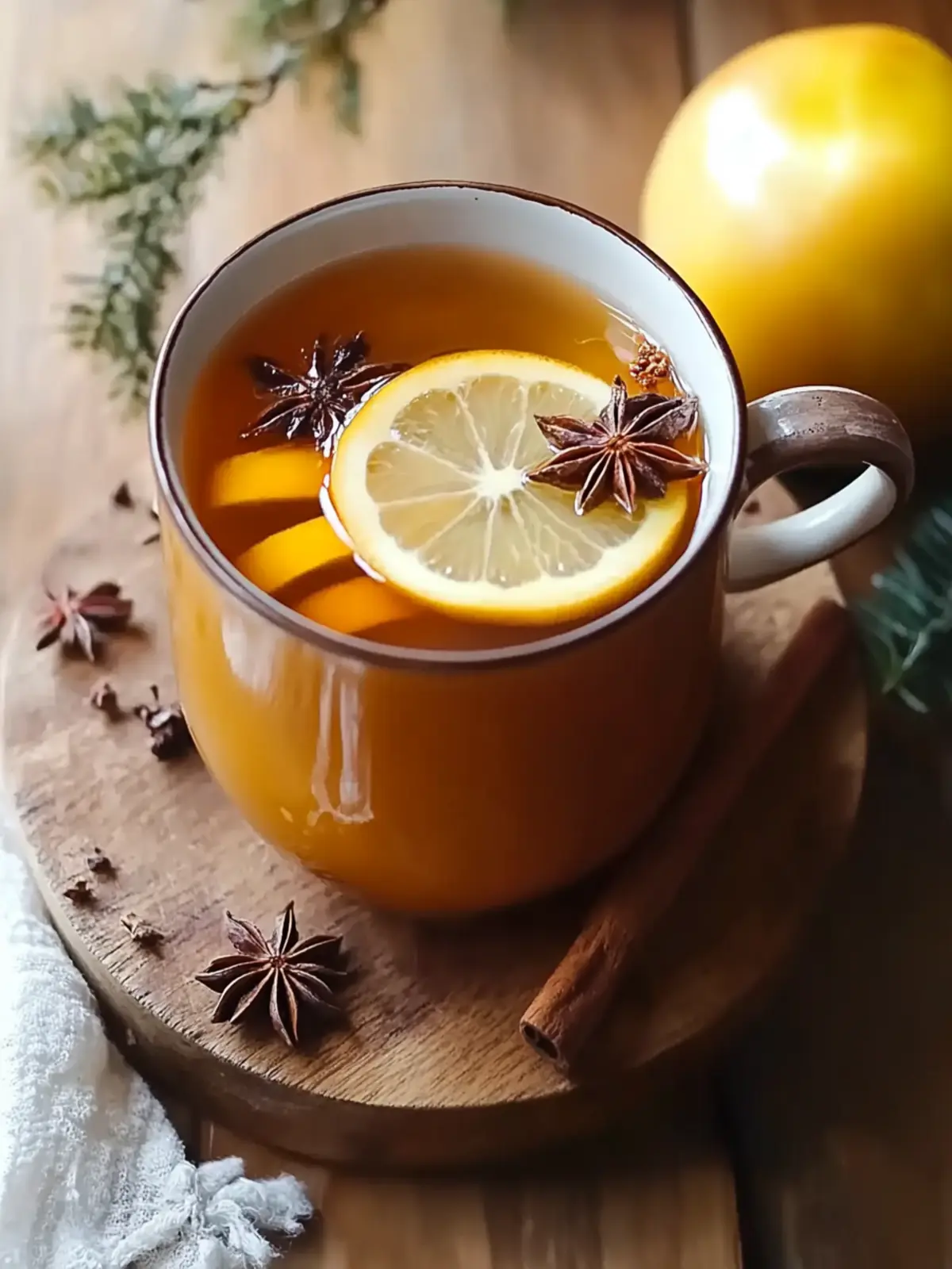 Simmered Mulled Apple Cider