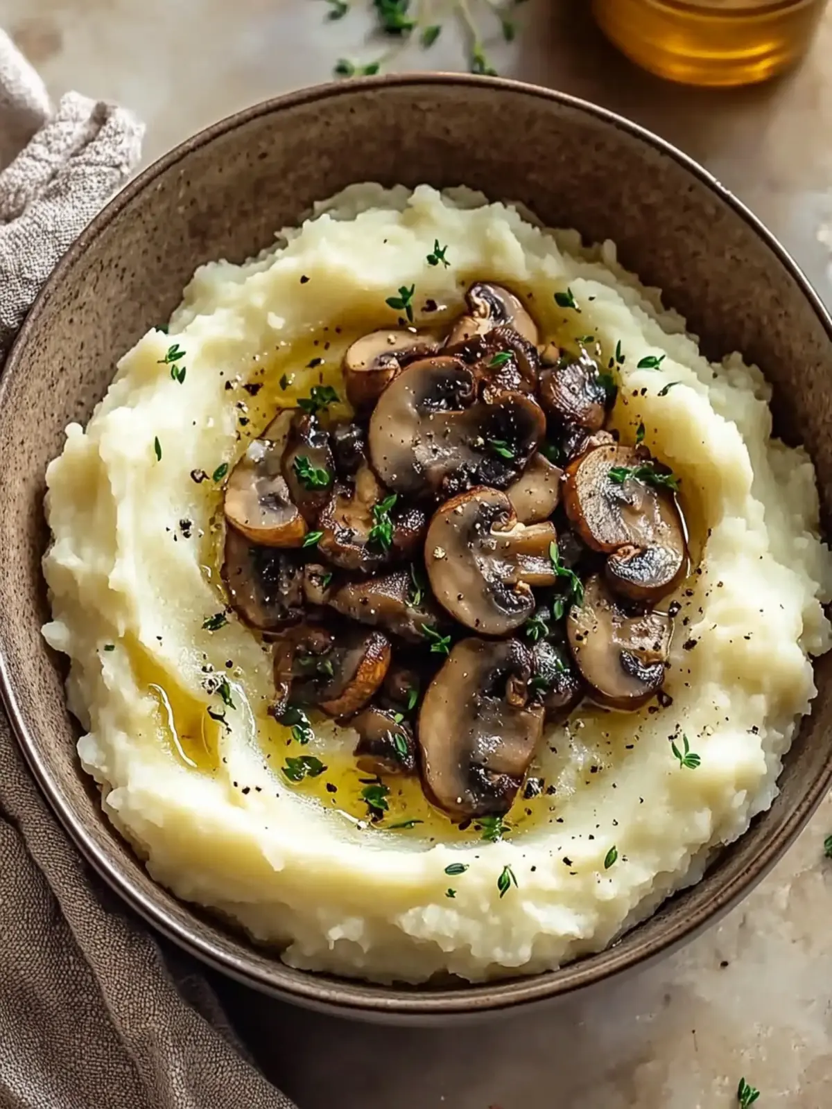 Mashed Potatoes with Mushrooms