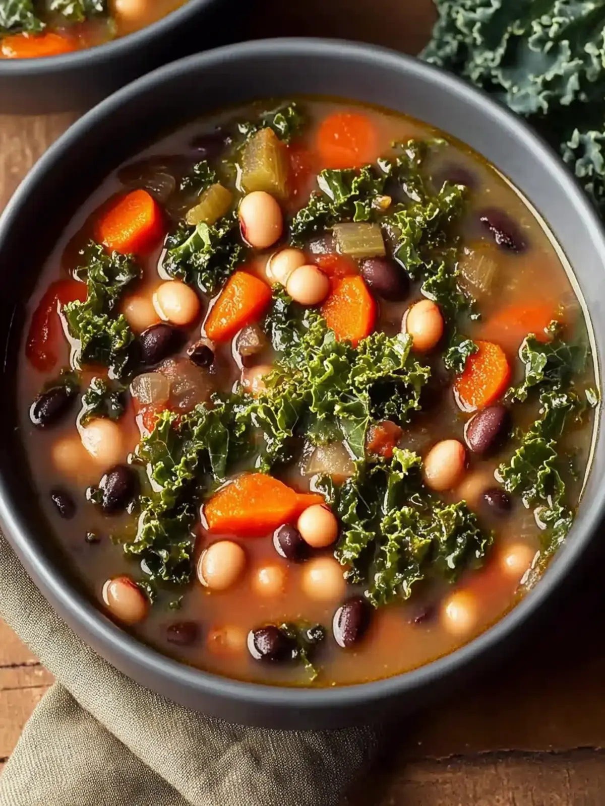 Hearty Black-Eyed Peas and Kale Soup for Cozy Nights