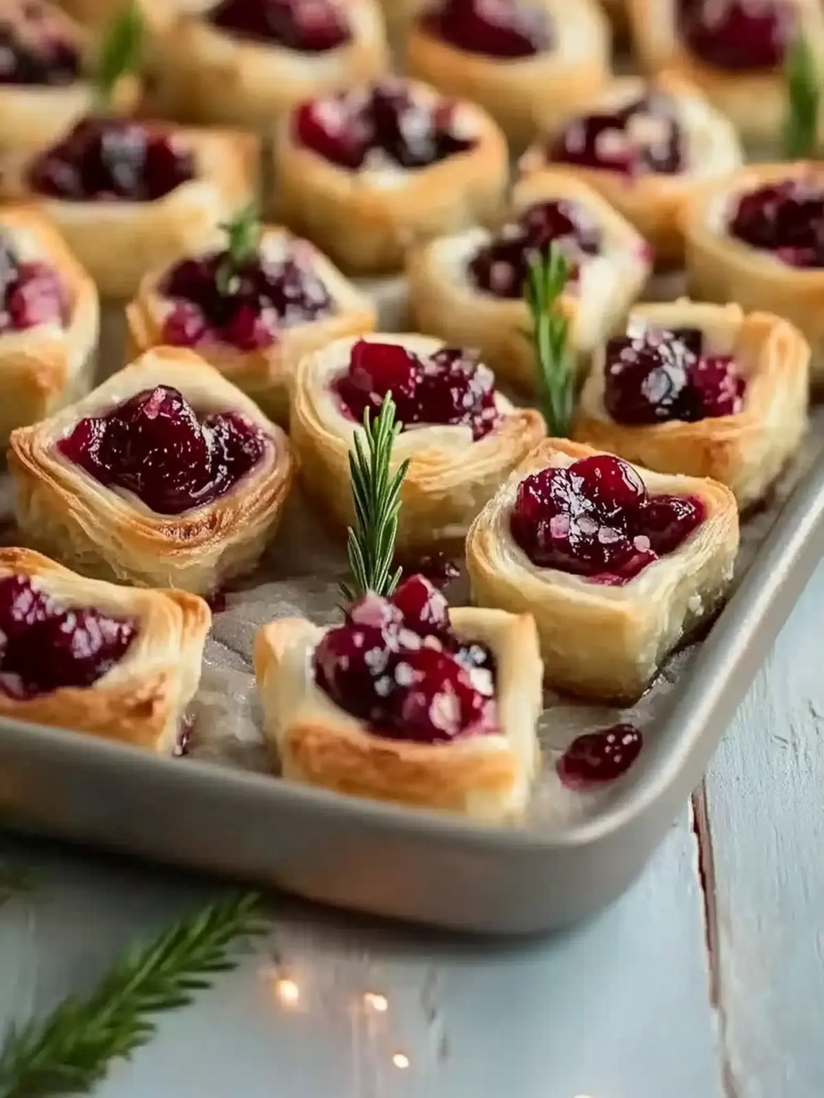 Cranberry Brie Bites