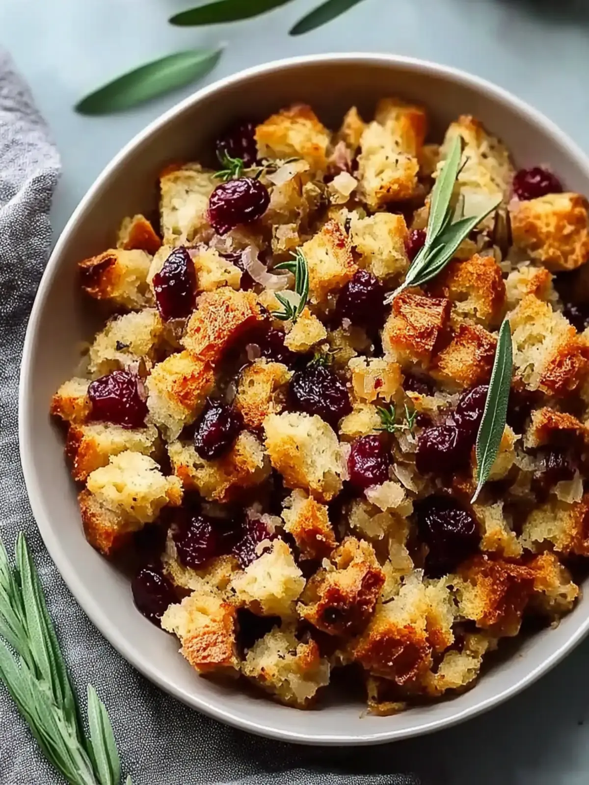 Traditional Cranberry Stuffing