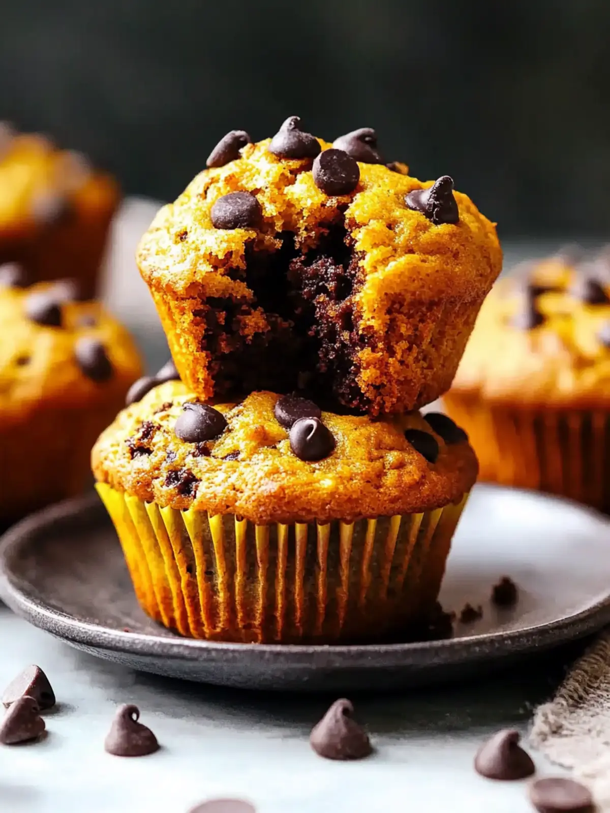 chocolate chip muffins