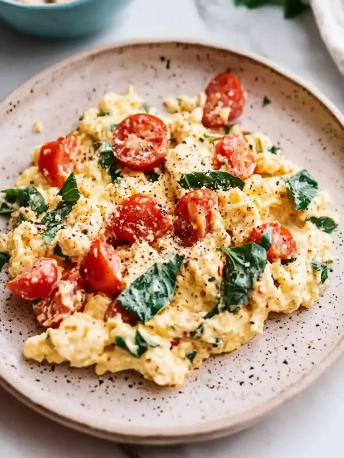 Tomato Mediterranean Scrambled Eggs