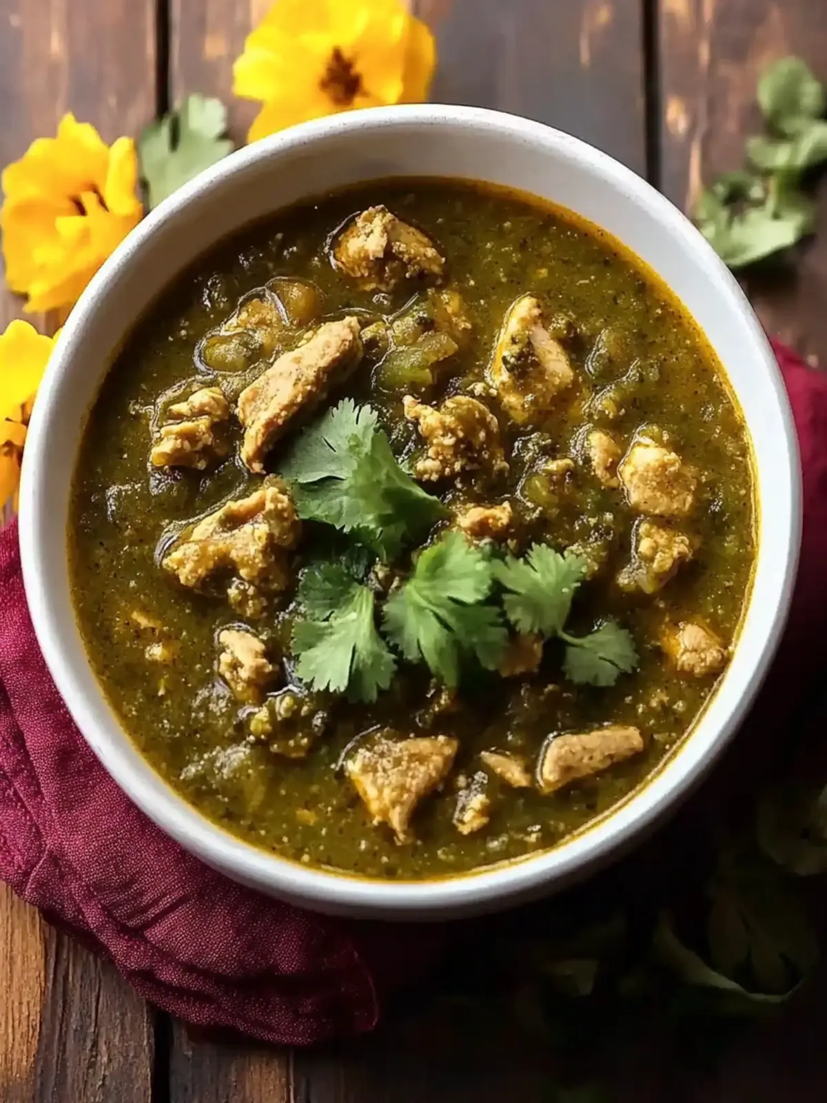 Simple Turkey Chili Verde