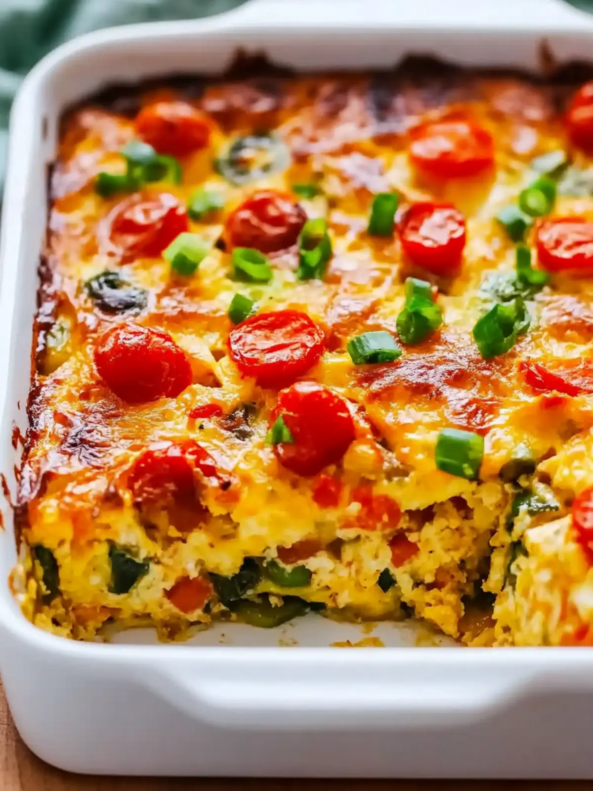 Vegetarian Veggie Egg Casserole
