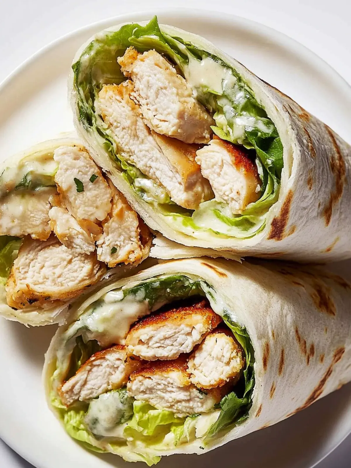 chicken ceasar wrap