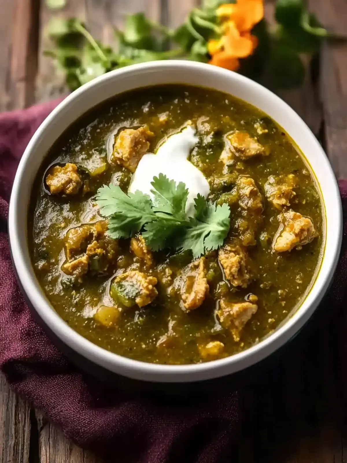 Simple Turkey Chili Verde