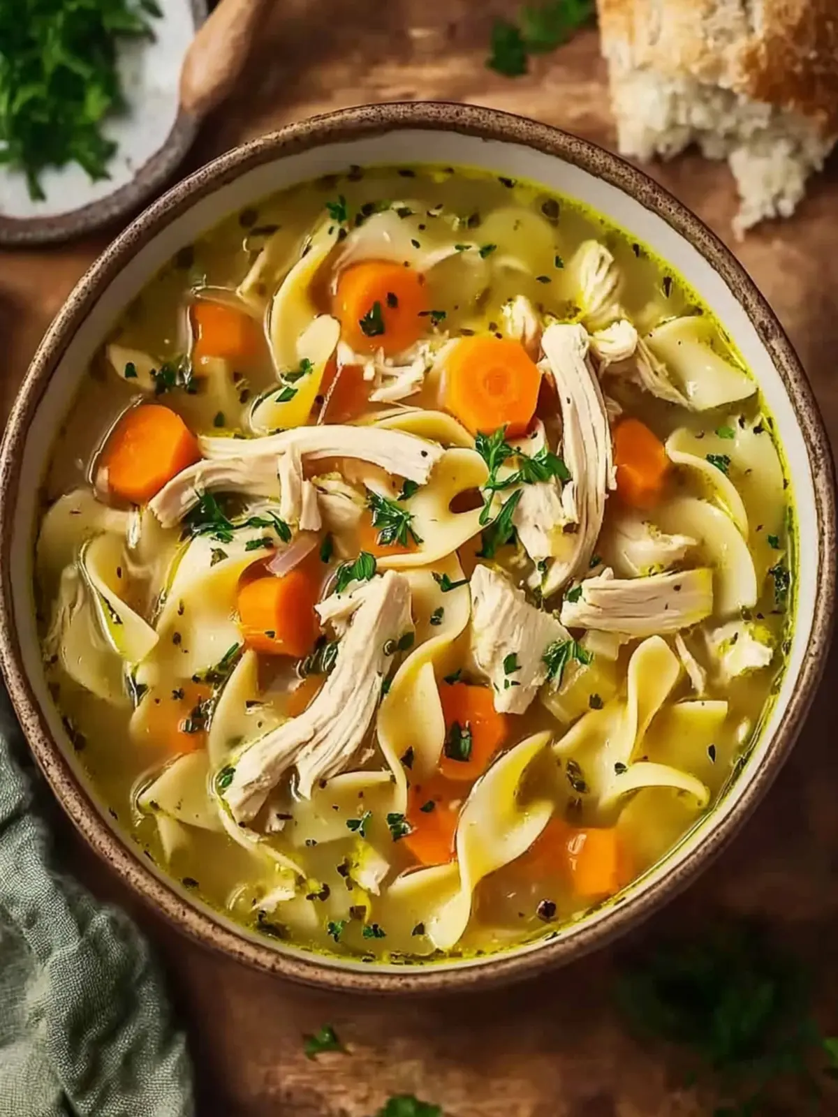 Pot Chicken Noodle Soup