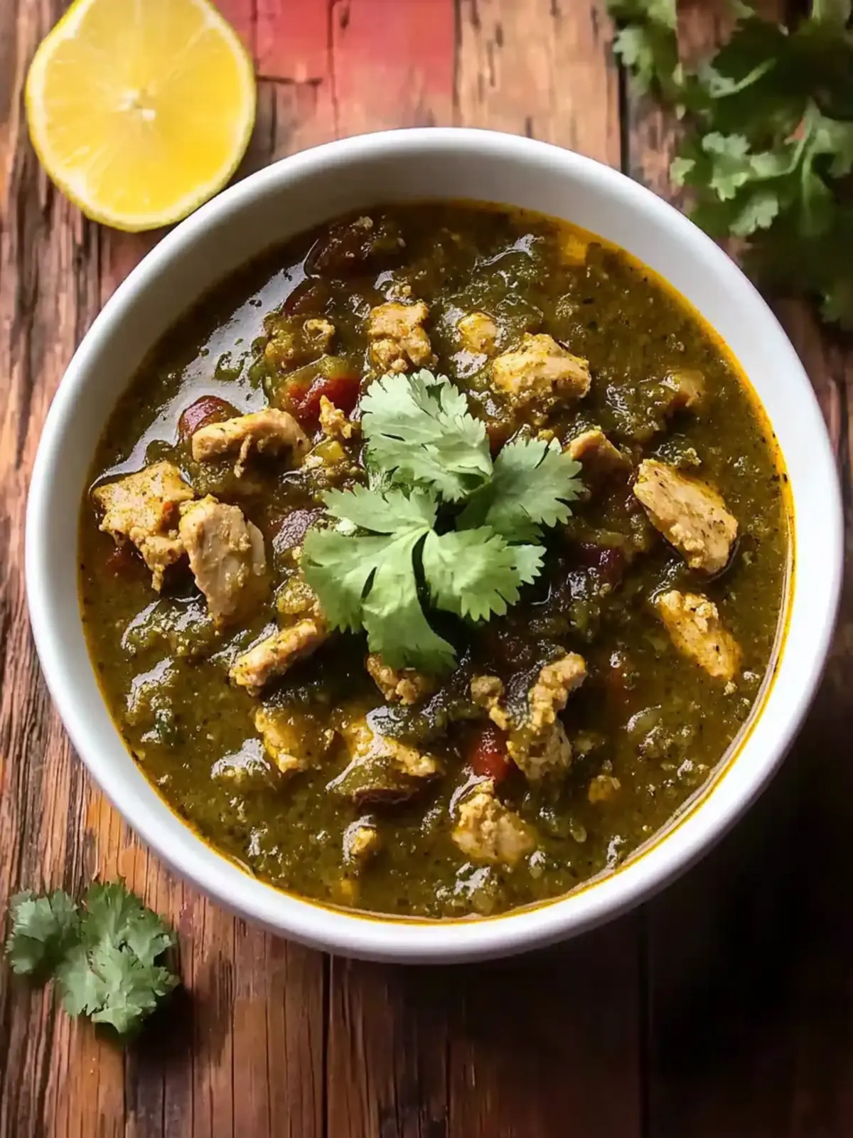 Simple Turkey Chili Verde