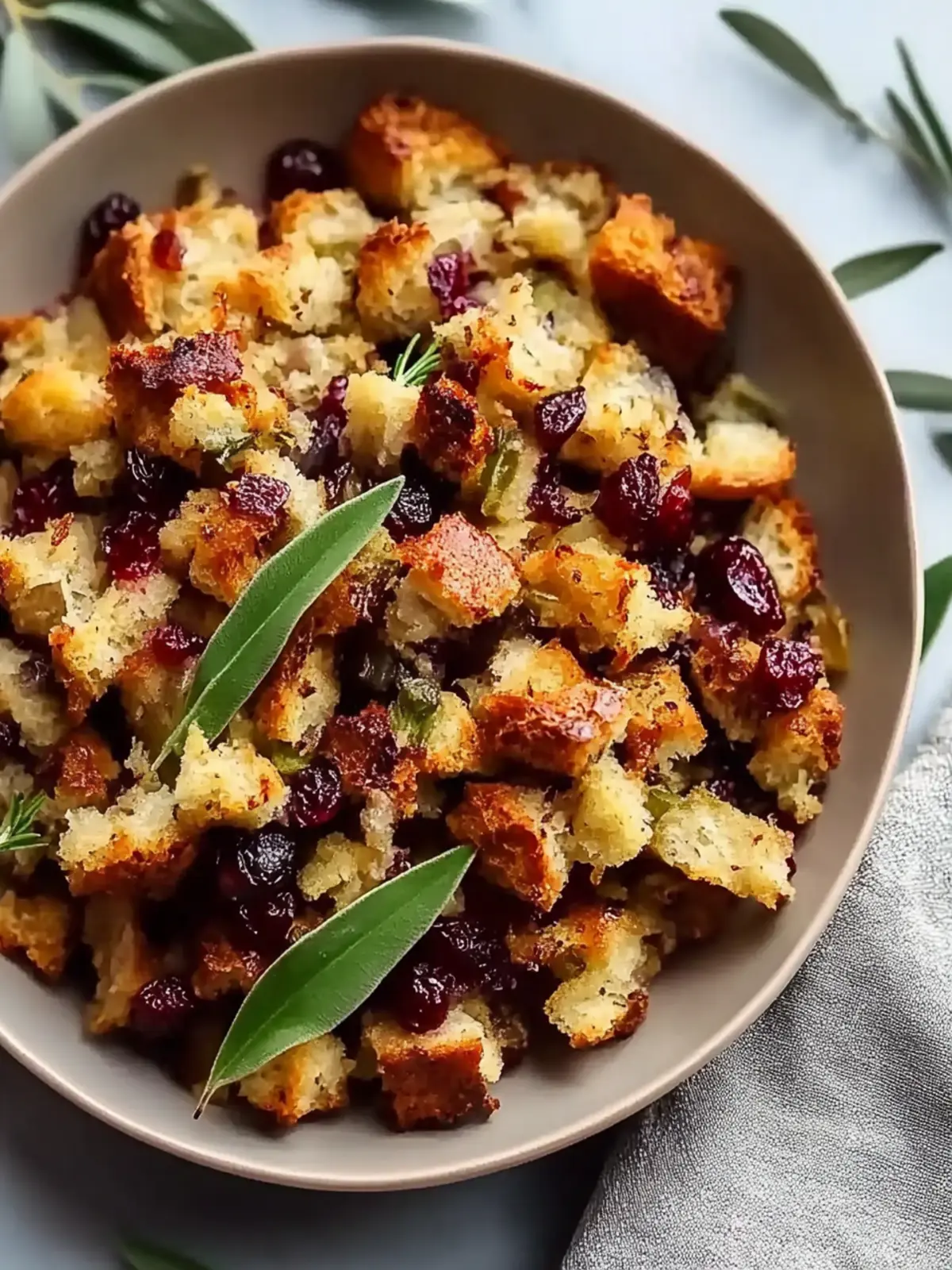 Irresistible Traditional Cranberry Stuffing for a Festive Feast