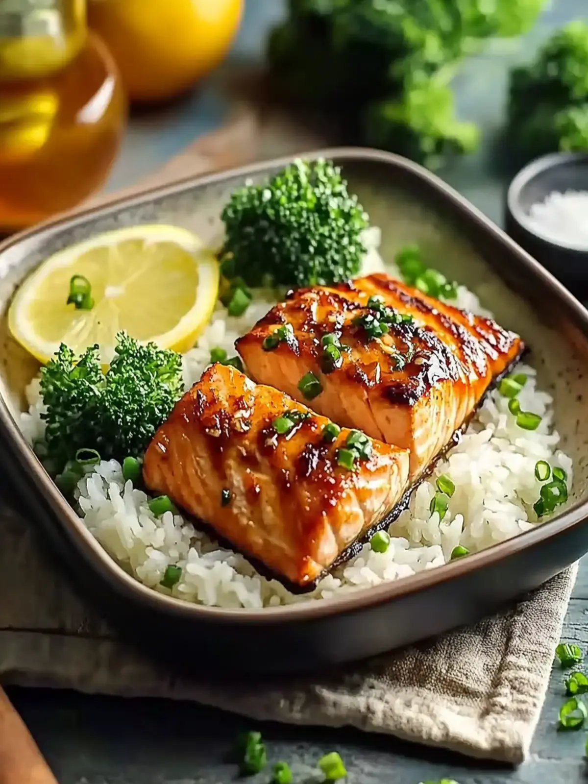 Air Fryer Honey Garlic Salmon