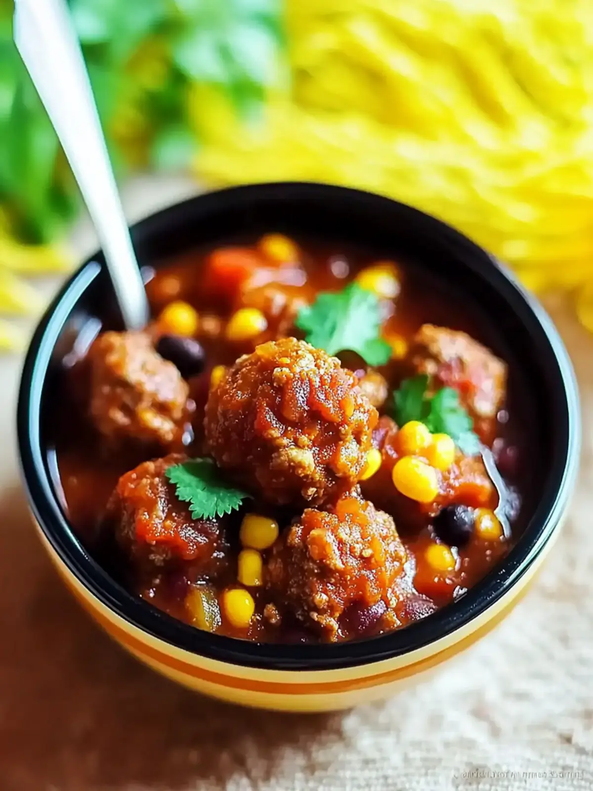 Slow Cooker Chili Meatballs