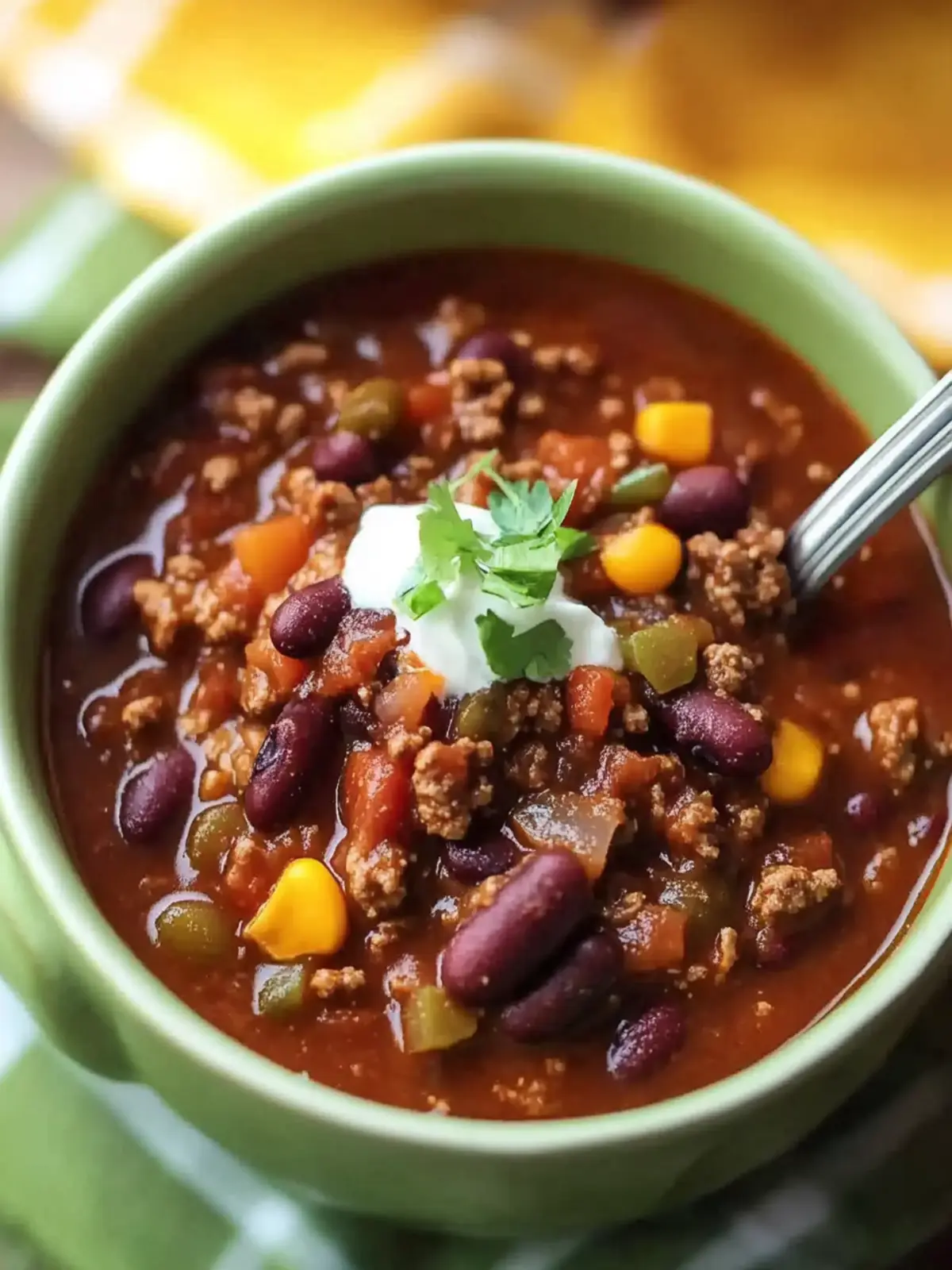 Three Bean Beef Chili