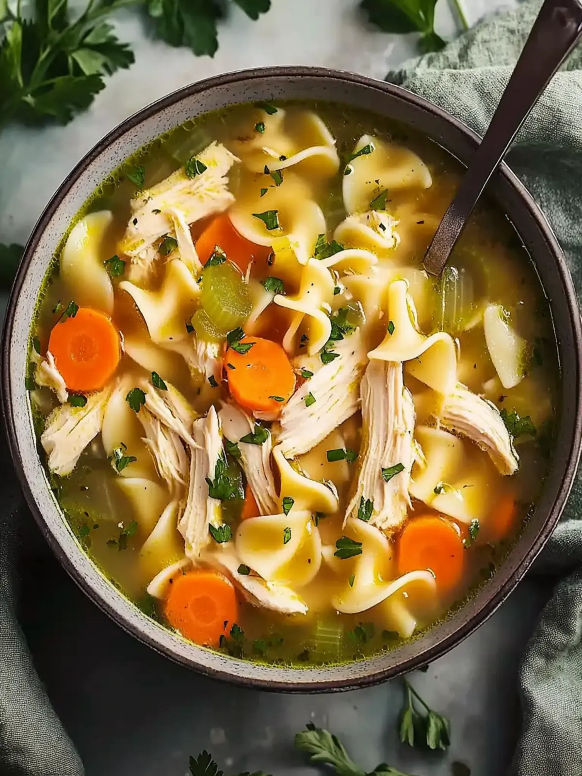 Hearty Chicken Noodle Soup: Comfort Anytime You Crave