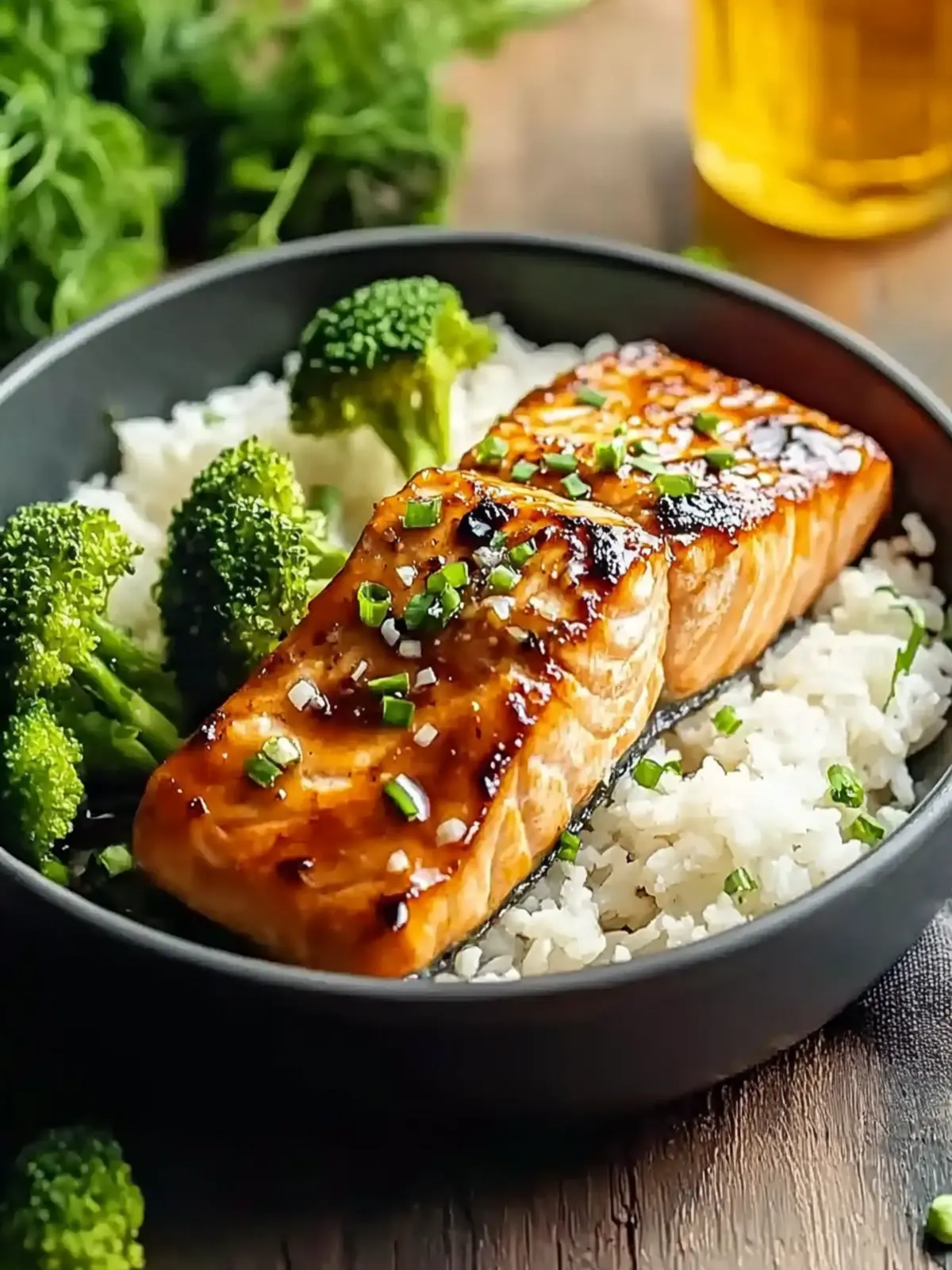 Air Fryer Honey Garlic Salmon