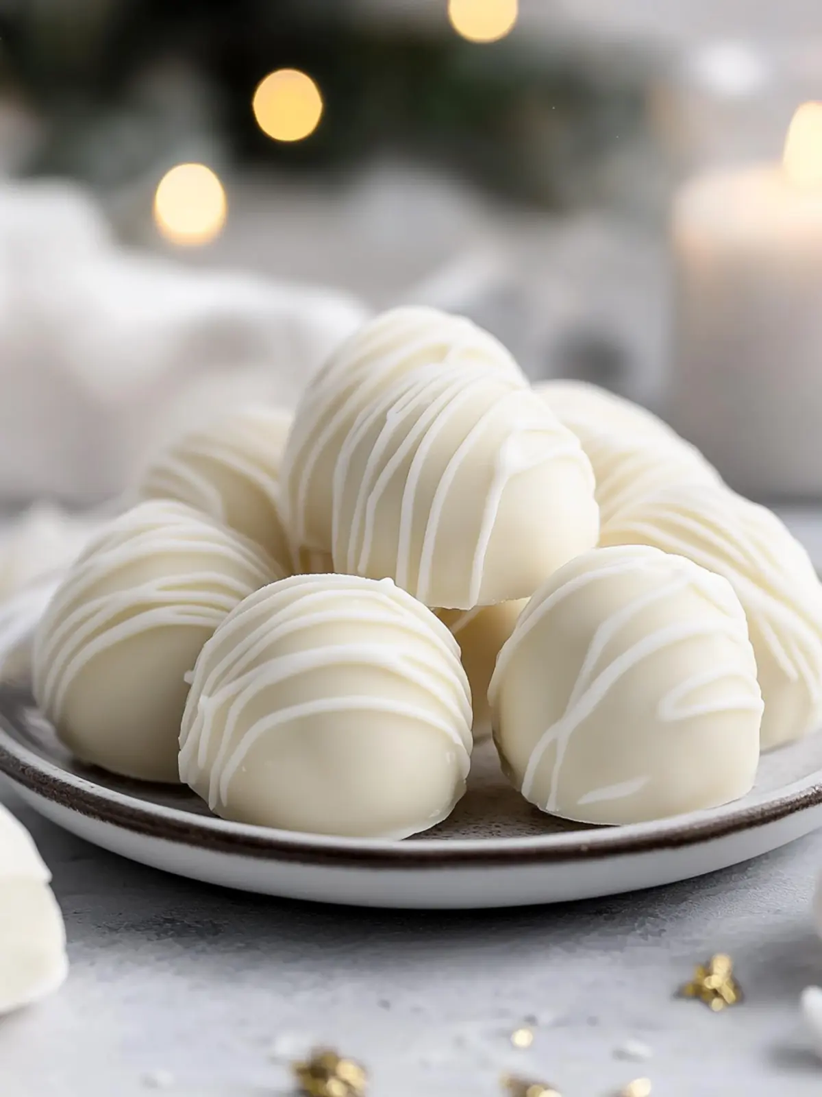 Smooth White Chocolate Truffles