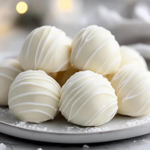 Smooth White Chocolate Truffles