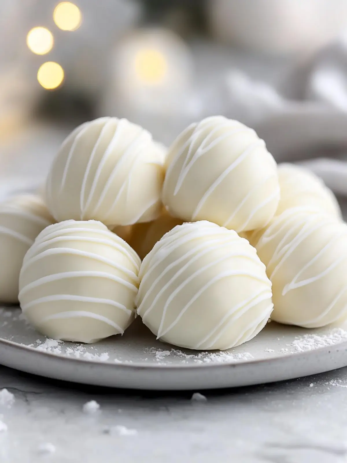 Smooth White Chocolate Truffles