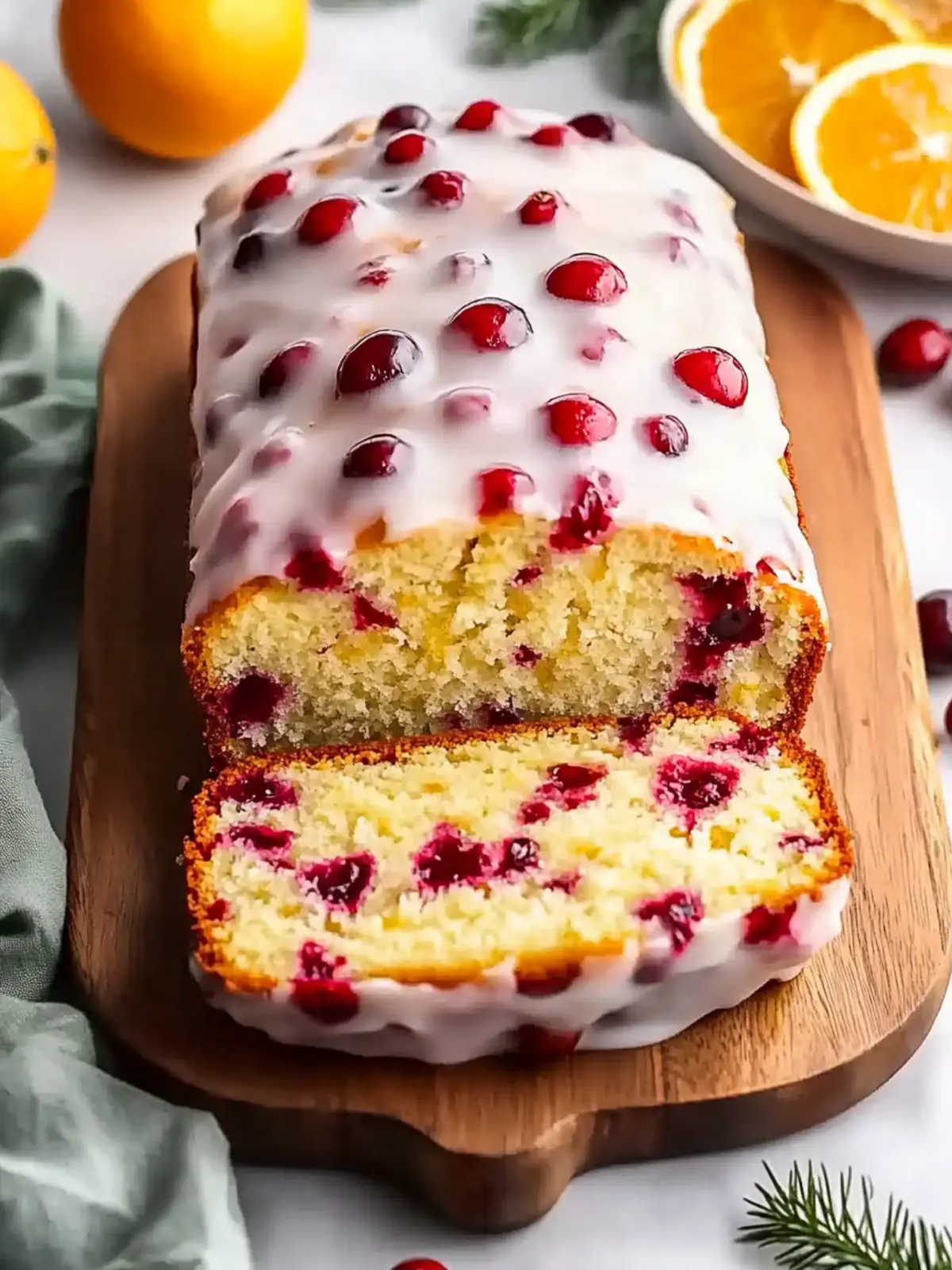 Sweet Cranberry Orange Bread
