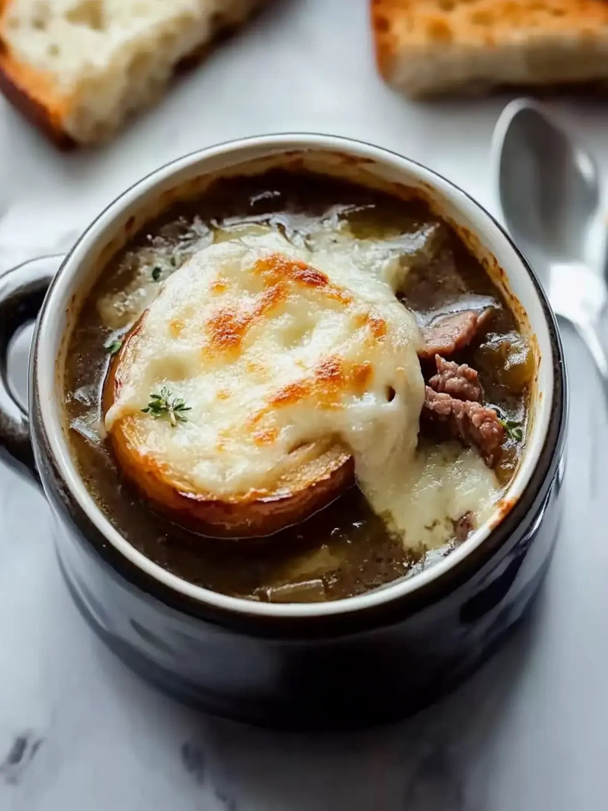 French Onion Soup with Beef