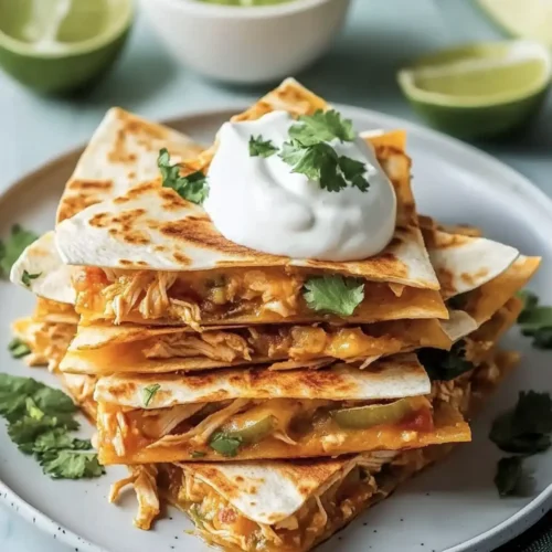 Simple Chicken Quesadillas