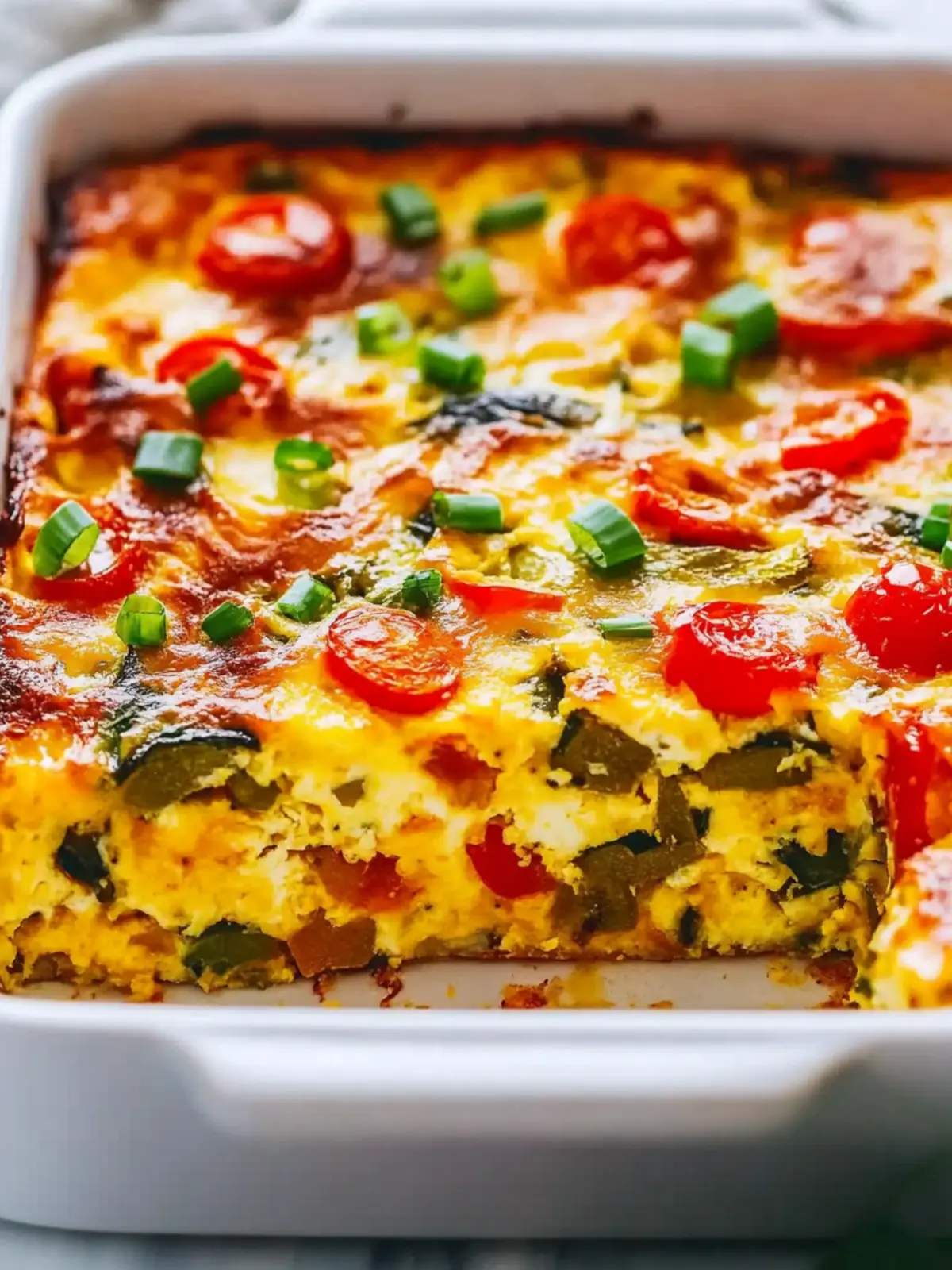 Vegetarian Veggie Egg Casserole