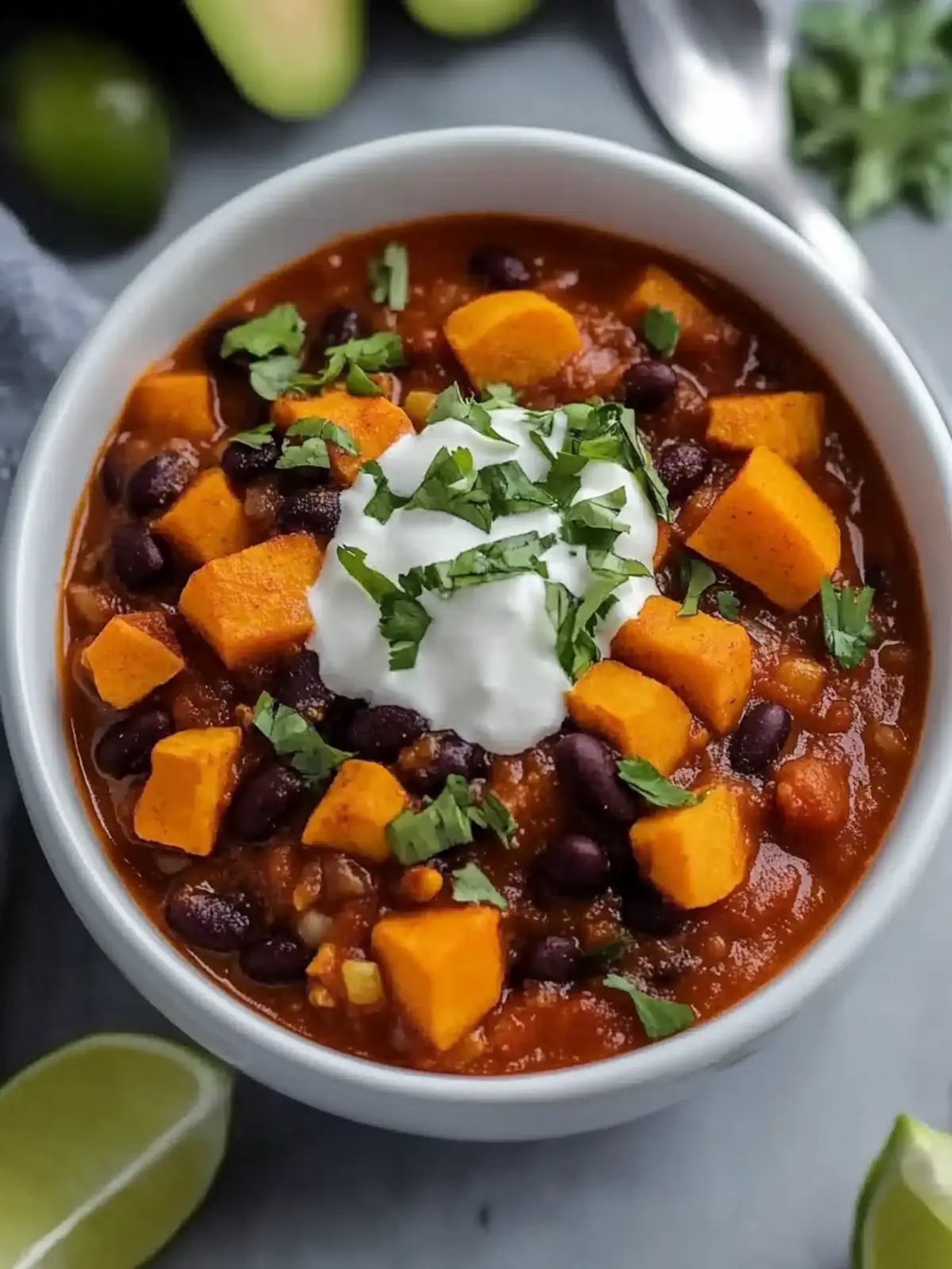 Slow Cooker Sweet Potato Chili