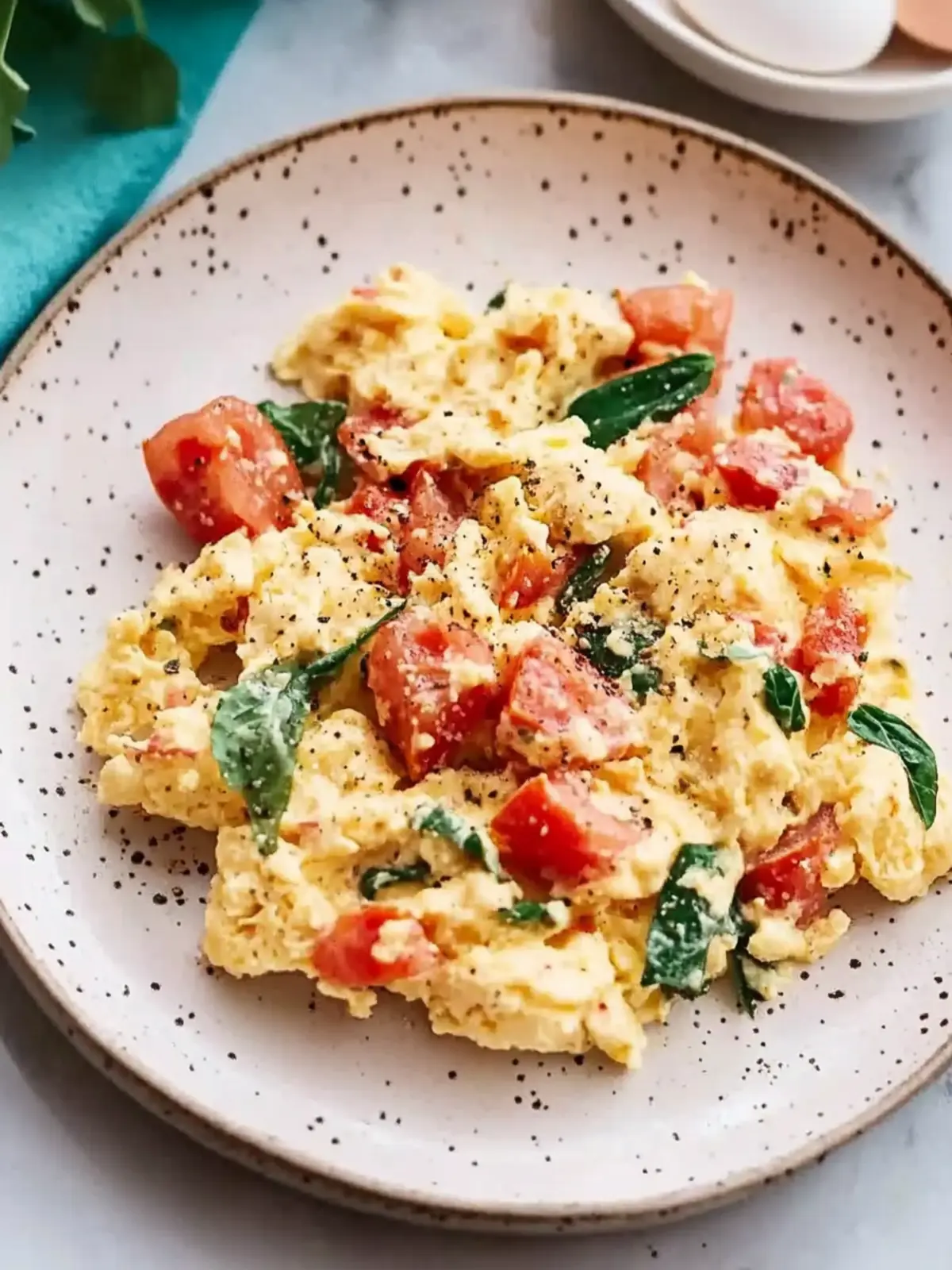 Tomato Mediterranean Scrambled Eggs