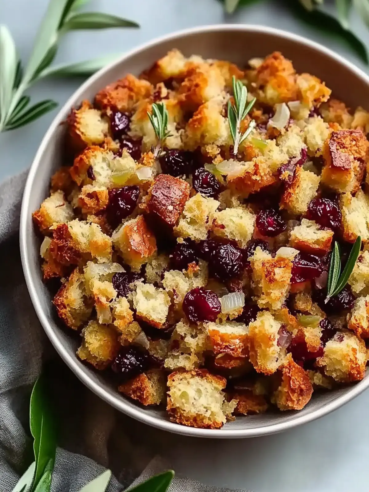 Traditional Cranberry Stuffing